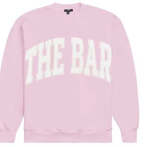 The Bar Varsity Sweatshirt in Blush